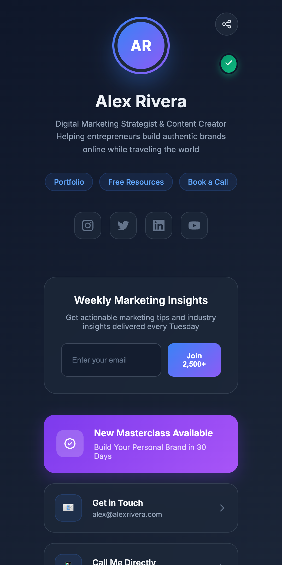 Dark Pro theme preview